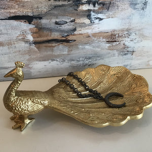 Peacock Trinket Tray available at Bench Home