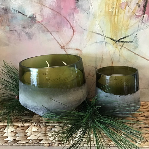 Dipped Glass Candle | 2 Styles