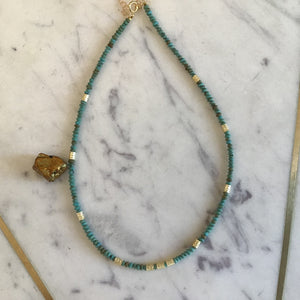 Pamela Turquoise Necklace available at Bench Home
