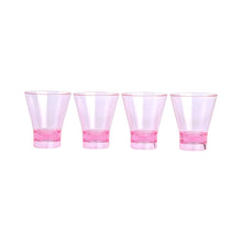 Load image into Gallery viewer, Four pink cocktail glasses on a white background.