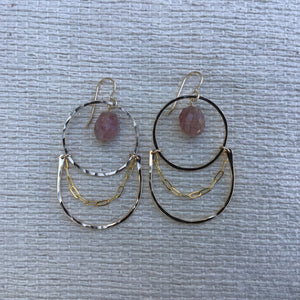 Gold Iona Earrings available at Bench Home