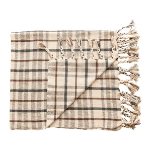 Fall Plaid Blanket available at Bench Home
