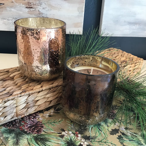 Small Radiant Glass Candles | 2 Styles