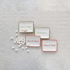 Holiday Sayings Trinket Dish | 4 Styles available at Bench Home