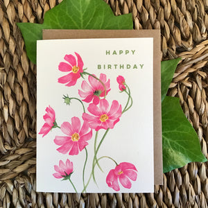 Flower Birthday Card available at Bench Home