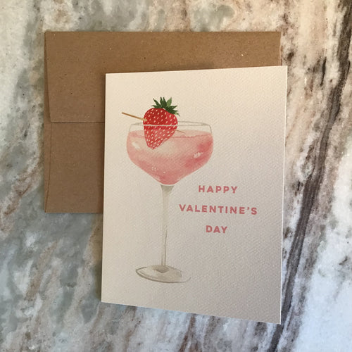 Happy Valentine’s Cocktail Card