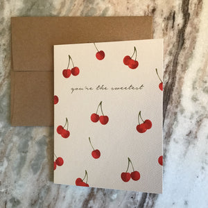 Sweetest Cherries Card available at Bench Home