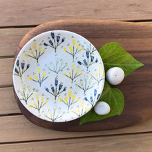 Load image into Gallery viewer, Hand-Stamped Stoneware Plate w/ Flowers | 4 Styles