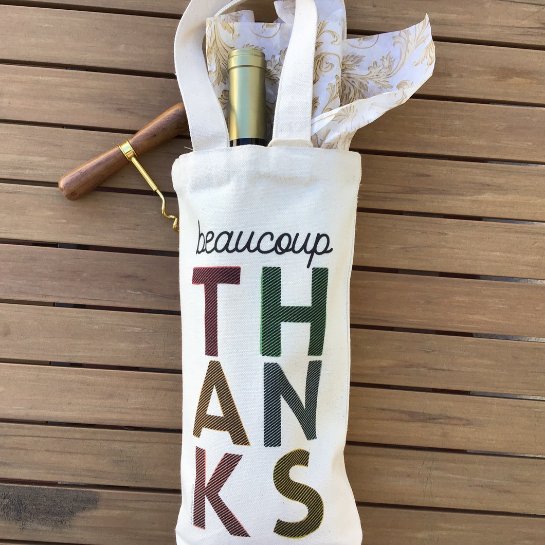 Canvas Wine Tote | 5 Styles