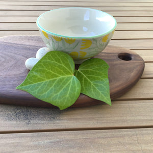 Hand-Stamped Stoneware Bowl w/ Flowers | 4 Styles available at Bench Home