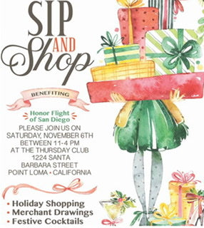 Sip & Shop | The Thursday Club in Point Loma