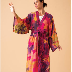 Blooms in Mustard Kimono available at Bench Home