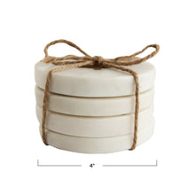 Load image into Gallery viewer, Marble Coasters Set