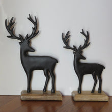 Load image into Gallery viewer, Black Metal Reindeer | Two Styles