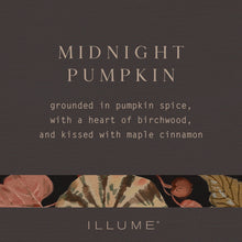 Load image into Gallery viewer, Midnight Pumpkin Signature Glass Candle