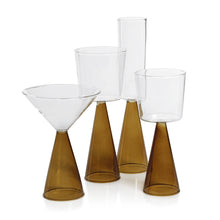 Load image into Gallery viewer, ZODAX Veneto Amber Glassware | Four Styles