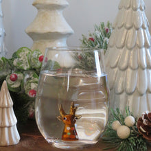 Load image into Gallery viewer, Stemless Wine Glass Holiday Theme