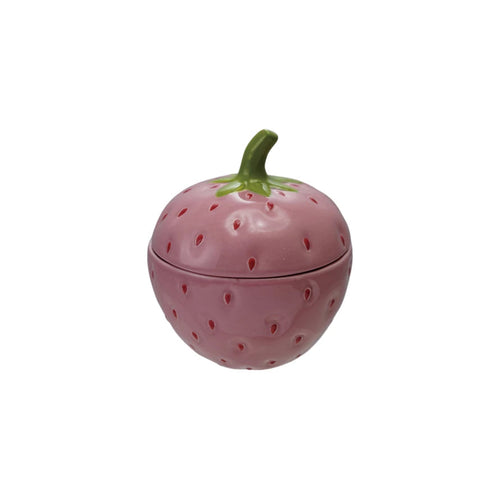 Strawberry Ceramic Jar