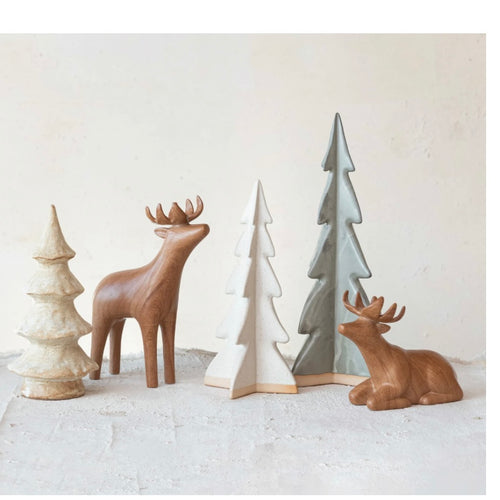 Stoneware Holiday Trees | 2 Styles