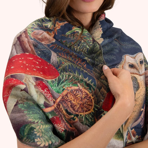 Woodland Owl Lux Scarf