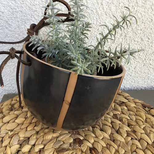 Hanging Pot with Leather | 4 Styles