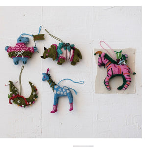 Felted Zoo Animals | 5 Styles available at Bench Home