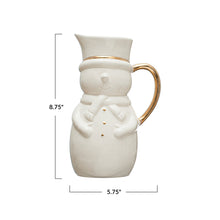 Load image into Gallery viewer, Snowman Pitcher