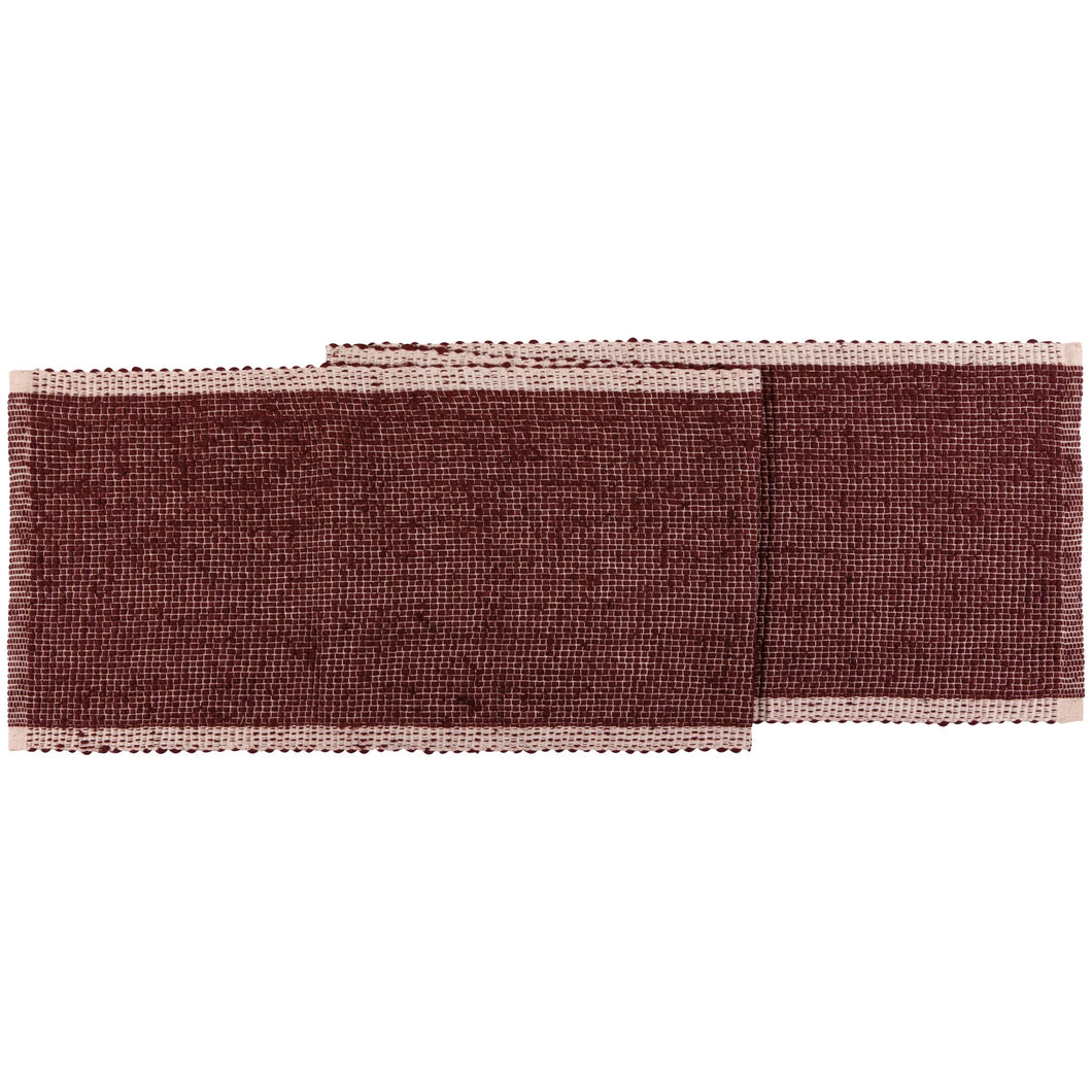 Lattice Garnet Table Runner