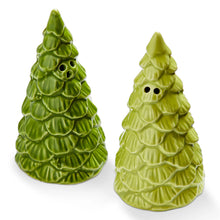 Load image into Gallery viewer, Evergreen Tree Salt &amp; Pepper Set