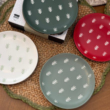 Load image into Gallery viewer, Noel Christmas Appetizer Plate Set