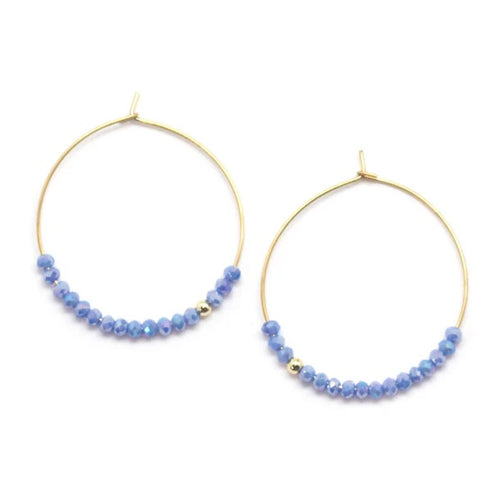 Sprinkle Hoop Earrings