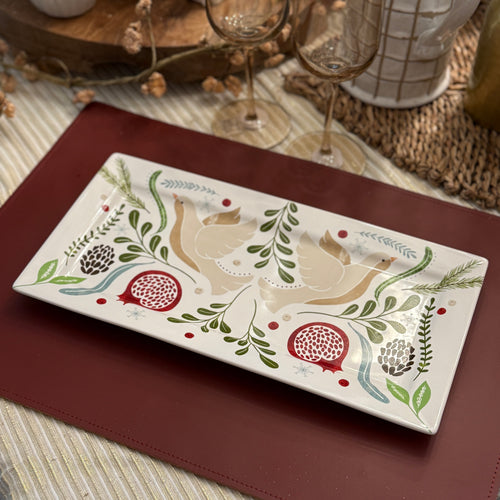Winter Berry Serving Tray