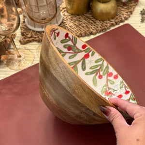 Winter Berry Holly Bowl available at Bench Home