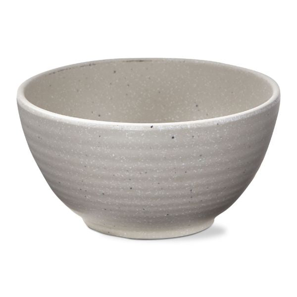 white matte stoneware melamine bowl 