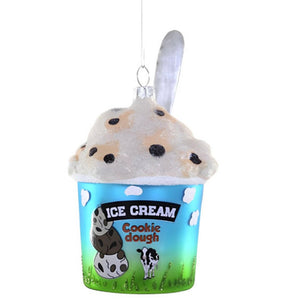 Cookie Dough Icecream Ornament available at Bench Home