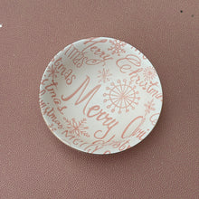 Load image into Gallery viewer, Holiday Pink &amp; White Bowl