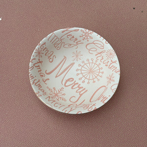 Holiday Pink & White Bowl available at Bench Home