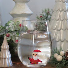 Load image into Gallery viewer, Stemless Wine Glass Holiday Theme