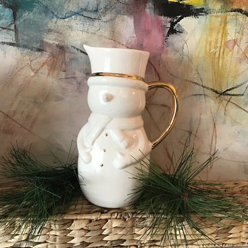 Snowman Pitcher