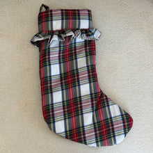 Load image into Gallery viewer, Plaid Holiday Stocking