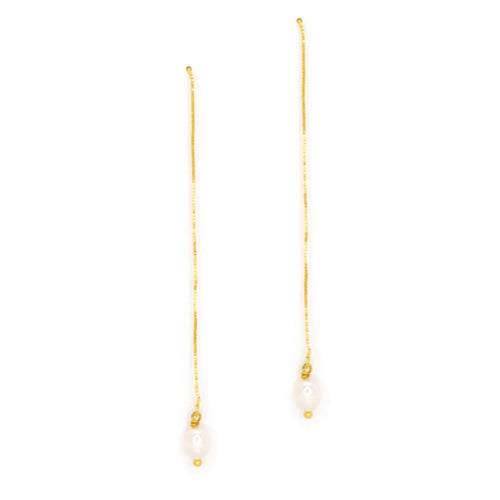 Pearl Threads Earrings