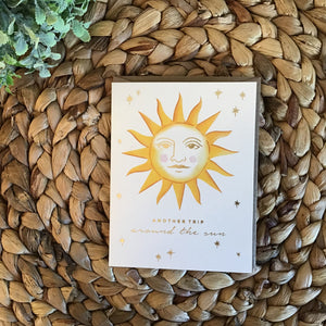 Sun Birthday Card available at Bench Home