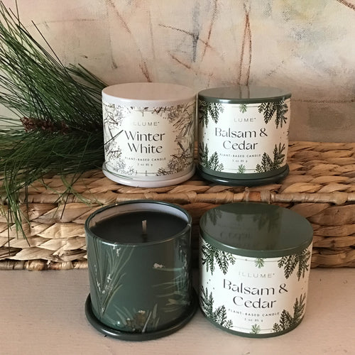 Holiday Demi Tin Candles | 2 Styles