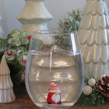 Load image into Gallery viewer, Stemless Wine Glass Holiday Theme