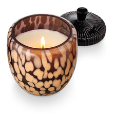 Load image into Gallery viewer, Midnight Pumpkin Glass Acorn Candle