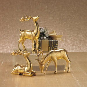 ZODAX Decorative Gold Reindeer | Three Styles available at Bench Home