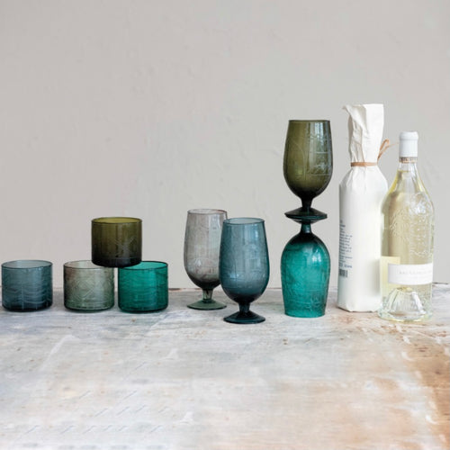 Etched Glass Votive | 4 Styles