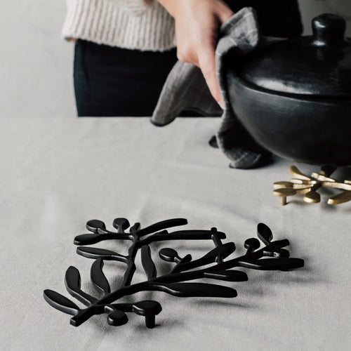 Metal Trivet Branch