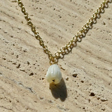 Load image into Gallery viewer, Mother Of Pearl Pikake Bead Necklace