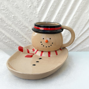 Snowman Mug and Plate Set available at Bench Home